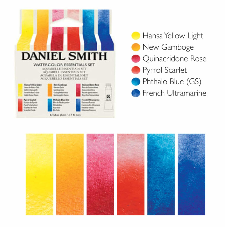 [13.1903] Set of watercolor paints DS 6x5ml Essentials