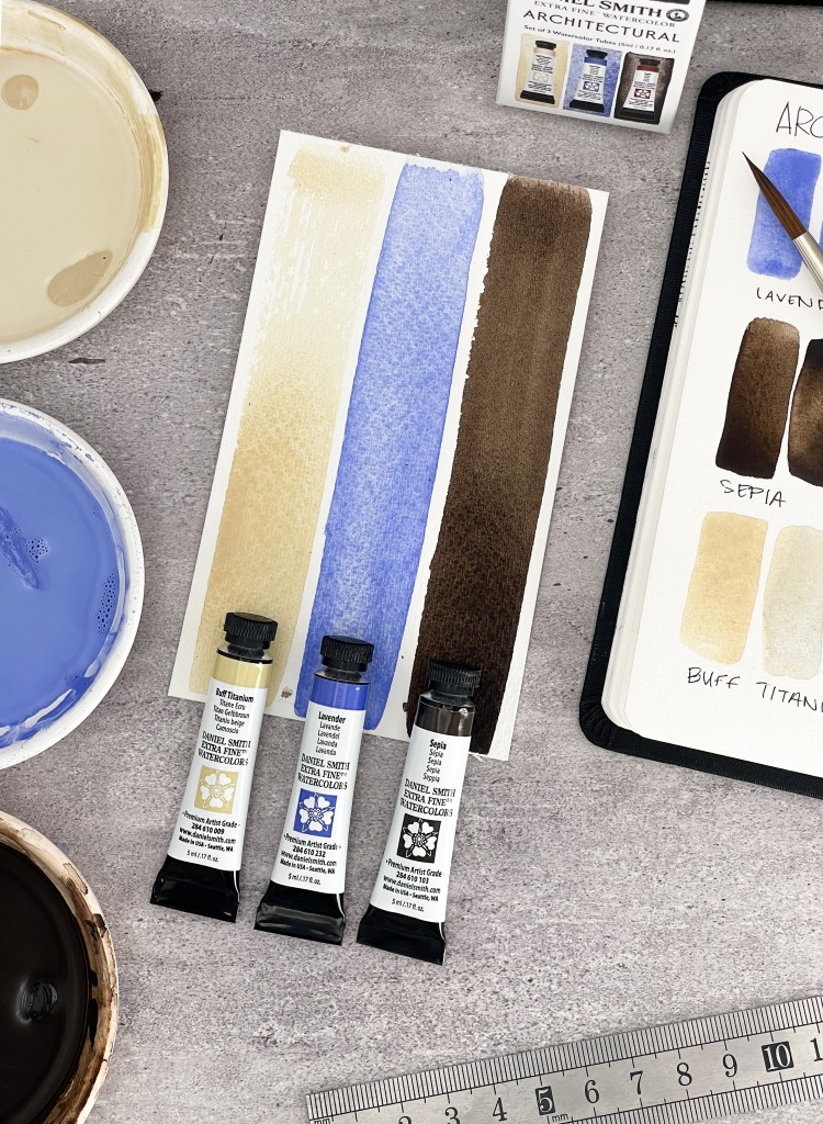 [13.1937] DS Watercolour Paint Set 3x5ml – Architectural