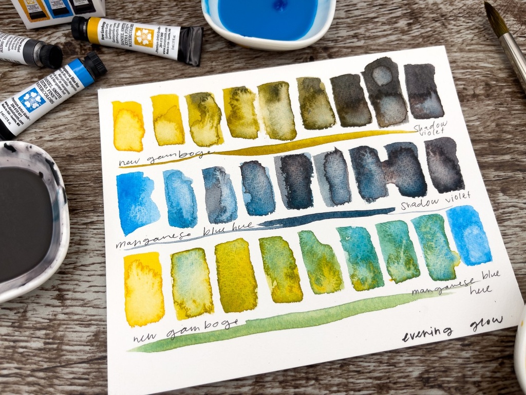 [13.1940] DS Watercolour Paint Set 3x5ml – Evening Glow