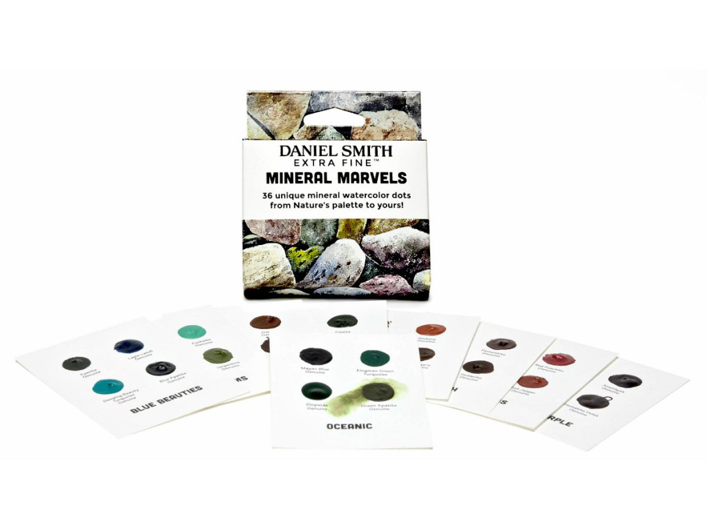 [13.7101] Daniel Smith Watercolour Dot Card Set – Mineral Marvels