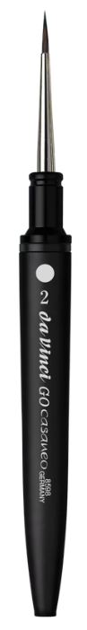 [77.8285] Travel brush da Vinci GO Casaneo – size 2